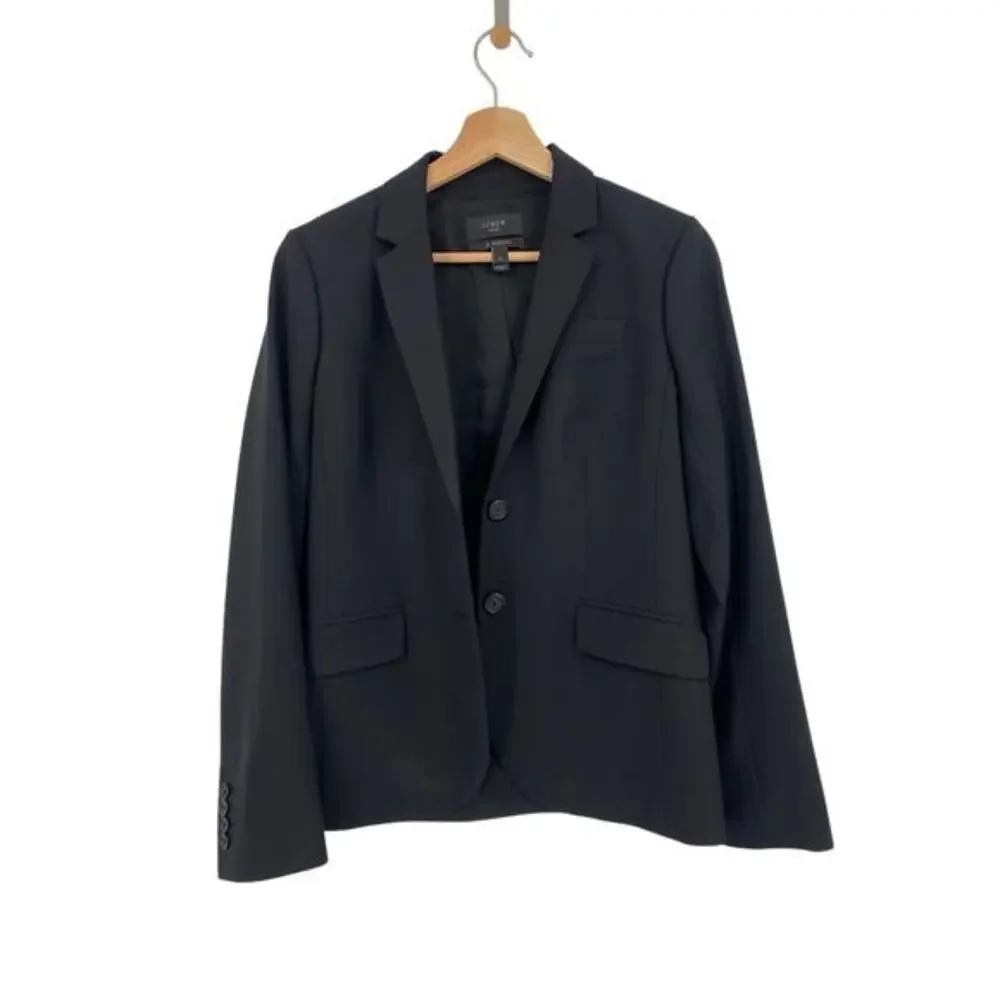 J. Crew‎ black 1031 Bi-stretch blazer
